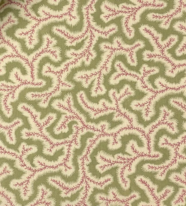 Big Dulcie Linen Fabric by Ian Sanderson Sweet Pea
