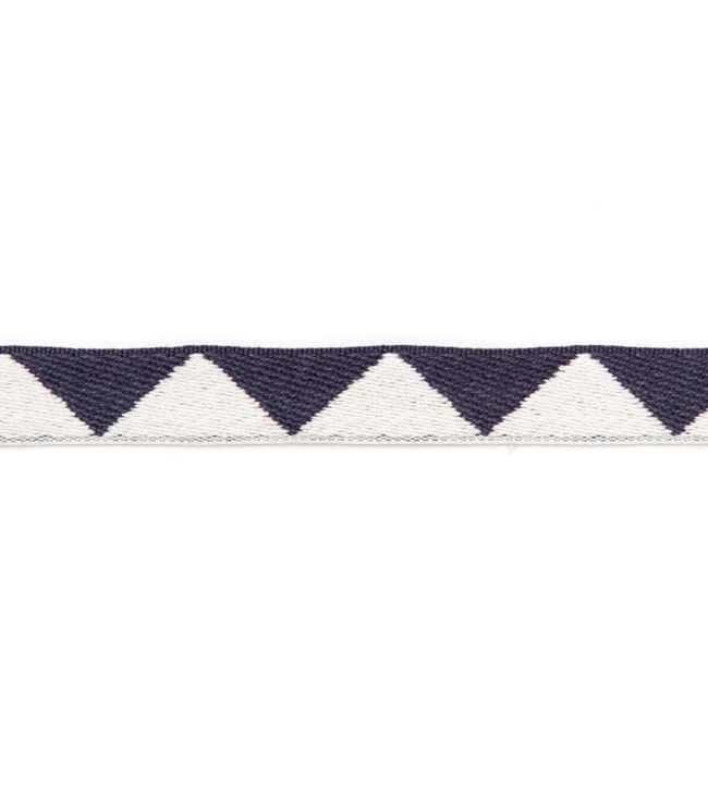 Big Top Tape Trimming by Christopher Farr Cloth Dark Indigo