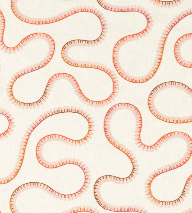 Bimble Embroidery Fabric by Scion Sunset