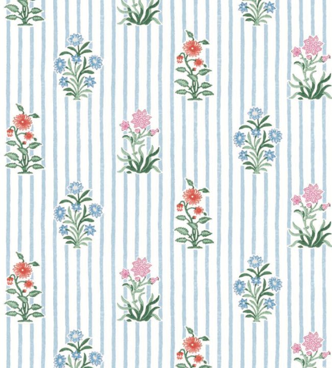 Bindi Flower Wallpaper by DADO 01 Powder Blue