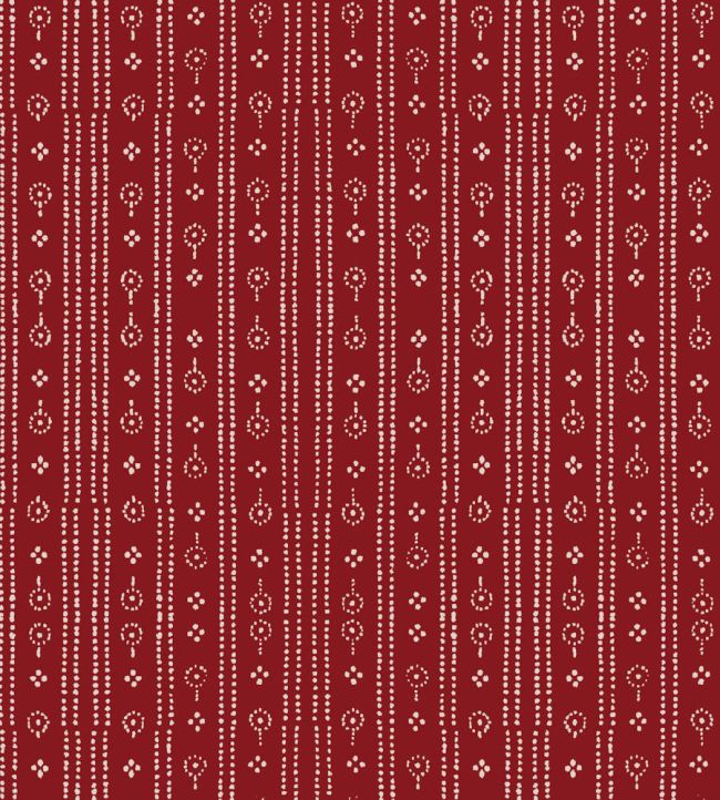 Birdlip Fabric by Parker & Jules Crimson