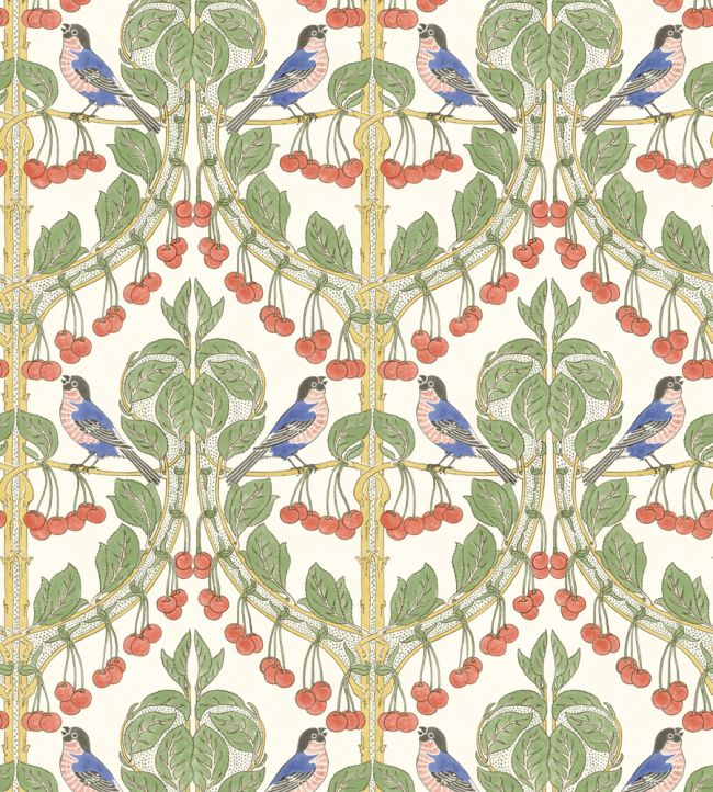 Birds & Cherries Wallpaper by GP & J Baker Multi