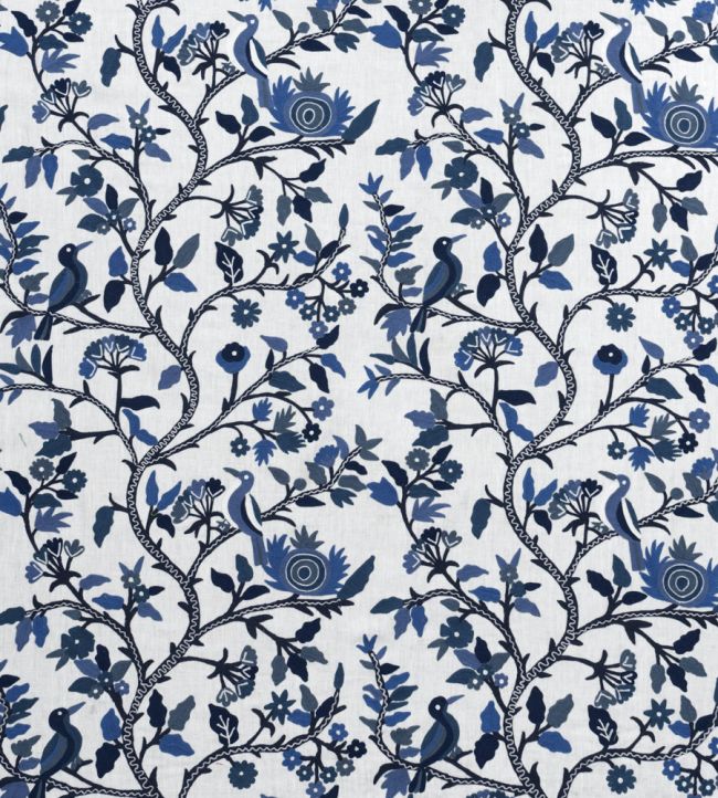 Birdsong Fabric by Andrew Martin Delphinium