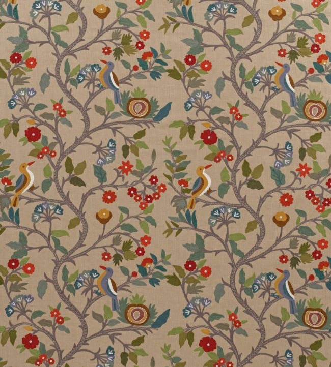 Birdsong Fabric by Andrew Martin Multi