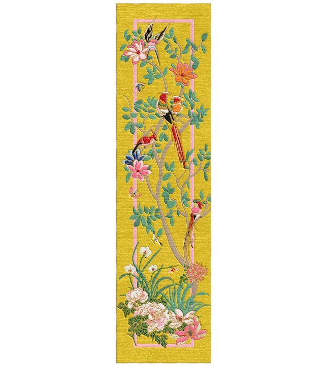 Wendy Morrison Birdsong Runner rug Yellow WM-5060410393364 Yellow
