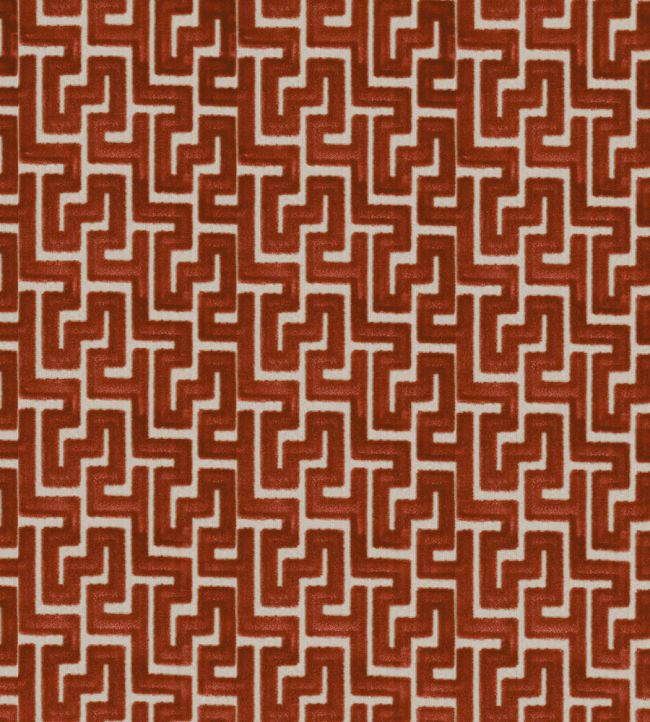 Biscaya Fabric by Camengo Terracotta