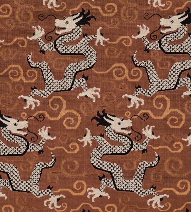 Bixi Velvet Fabric by Schumacher Bronze