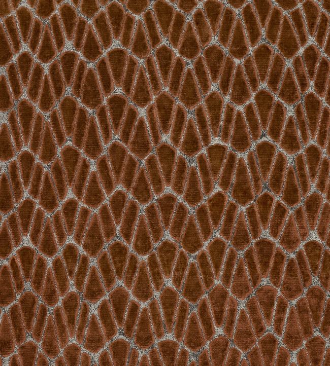 Rombo Fabric by Black Edition Copper