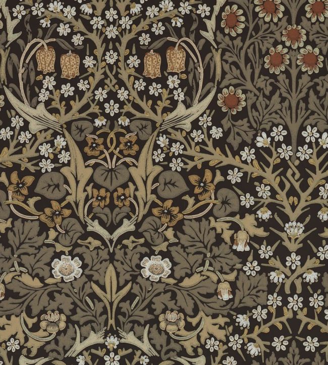 Blackthorn Wallpaper by Morris & Co Charcoal