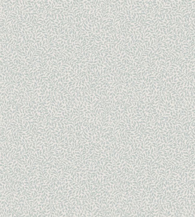Bladverk Wallpaper by Sandberg Misty Blue