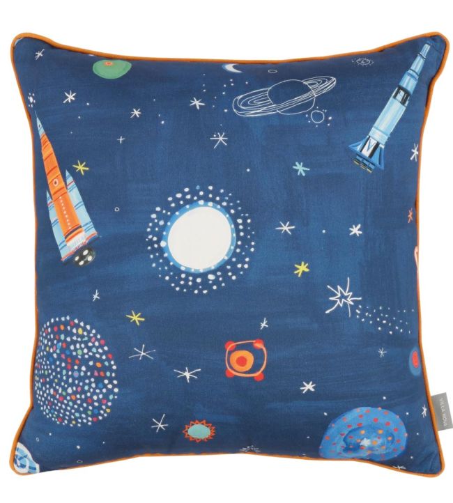 Blast Off Cushion 50 x 50cm by Villa Nova Blue