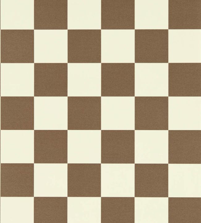Blenets Check Wallpaper by Harlequin Chocolate