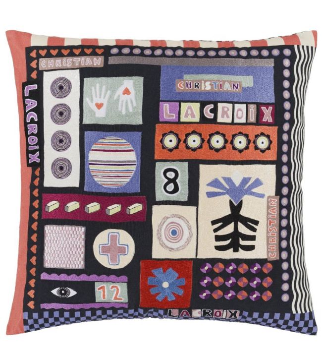 Bloc - Note Cushion 55 x 55cm by Christian Lacroix Mosaique