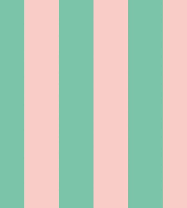 Bloc Stripe Wallpaper by Ohpopsi Jade Blossom