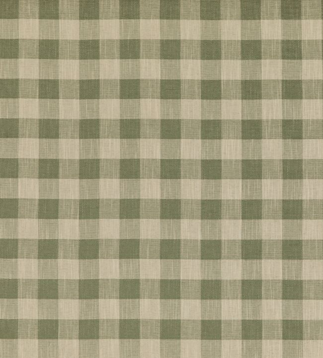 Block Check Fabric by Baker Lifestyle Green