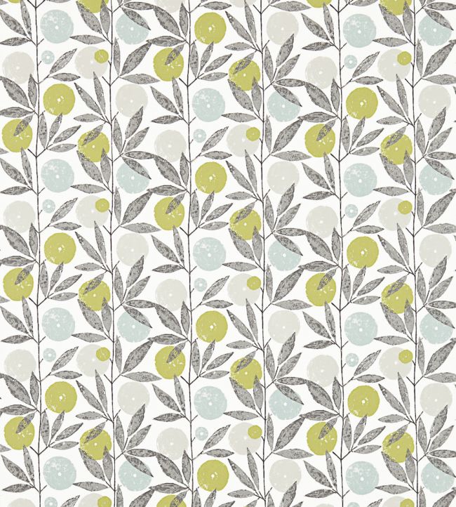 Blomma Fabric by Scion Kiwi / Pumice / Marine