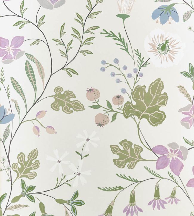 Bloom Wallpaper by Thibaut Lilac