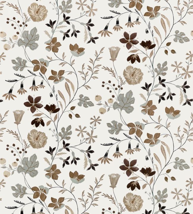 Bloom Fabric by Thibaut Natural