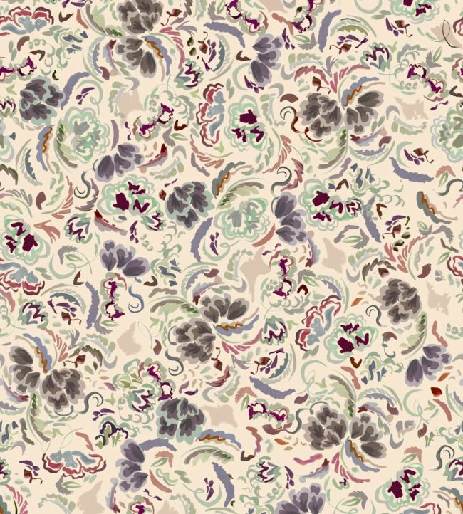 Bloomsbury Petite Wallpaper by Parker & Jules Verdigris