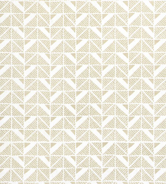 Bloomsbury Square Fabric by Anna French Beige
