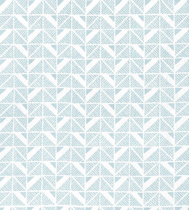 Bloomsbury Square Fabric by Anna French Soft Blue