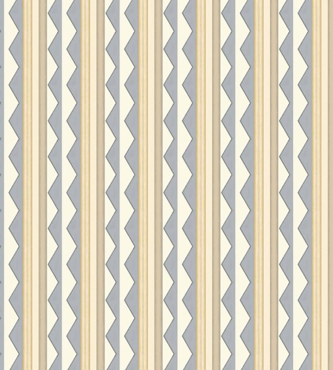 Bloomsbury Stripes Wallpaper by Ottoline Lavender Grey
