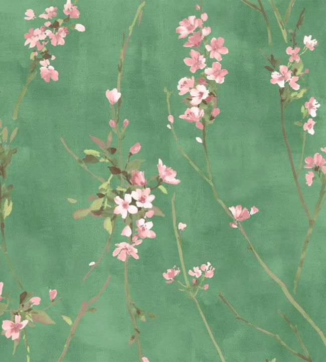 Blossom Wallpaper by Woodchip & Magnolia Evergreen