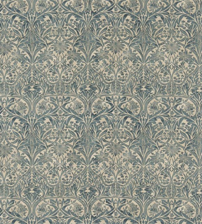 Bluebell Fabric by Morris & Co Seagreen/Vellum