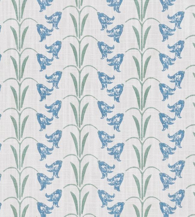 Bluebells Fabric by Barneby Gates Blue/Green