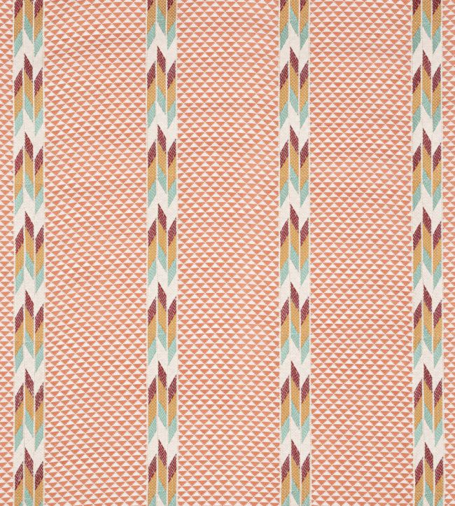 Bodhi Fabric by Jane Churchill Red/Multi