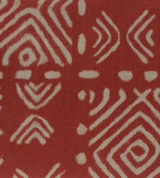 Bogolan Fabric by Titley and Marr Terracotta