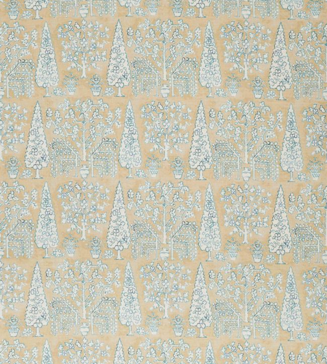 Bohemian Forest Fabric by Jim Thompson No.9 Golden