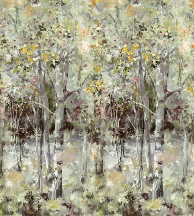 Bois De Bouleau Scene 2 Mural by Designers Guild Sepia