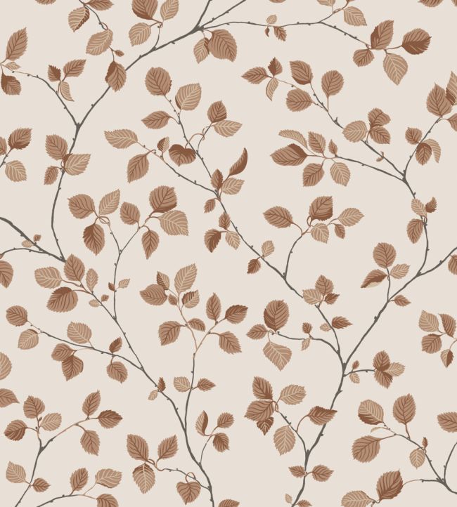Bokskog Wallpaper by Sandberg Terracotta