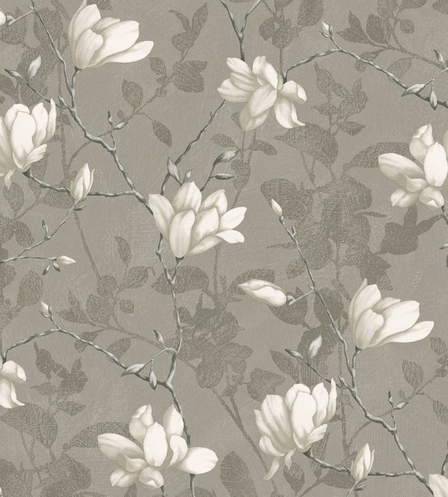 Lilly Tree Wallpaper by Borastapeter Beige