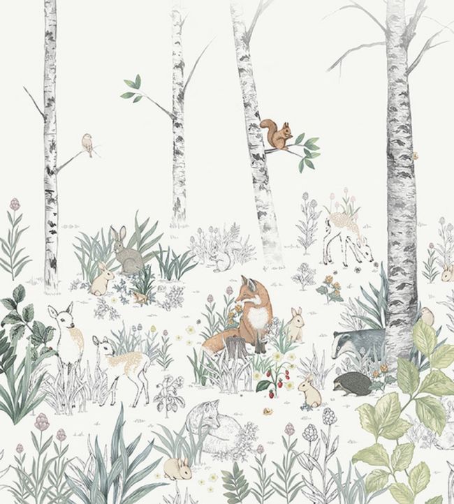 Magic Forest Mural by Borastapeter 81