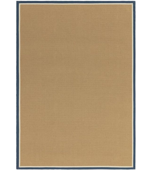 Asiatic Bordo Boucle rug Navy Cream BORD120170BBLU Navy Cream