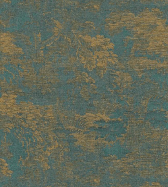 Bosquet Fabric by Nobilis Teal