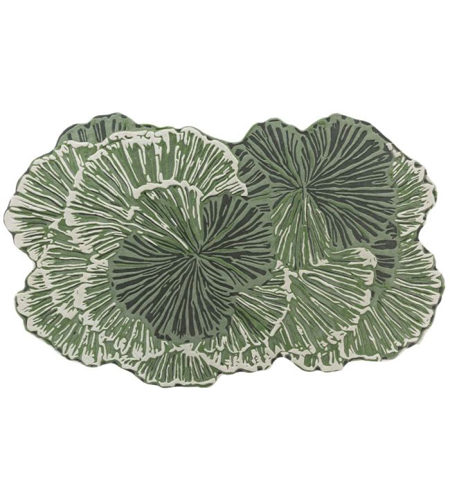 GAN Botanica rug Green 450982 Green