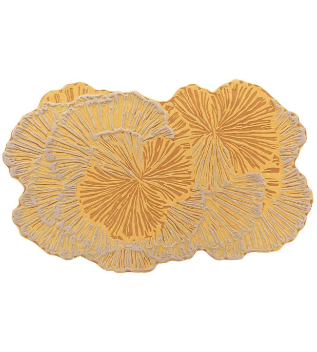 GAN Botanica rug Yellow 450988 Yellow