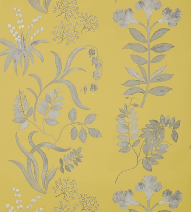 Botanical Stripe Wallpaper by Liberty Fennel