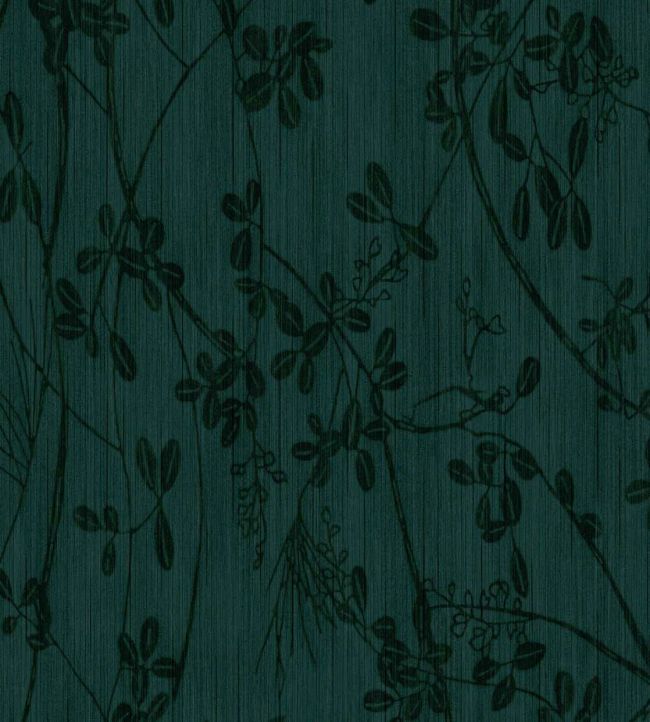 Botanical Trail Wallpaper by Eijffinger Dark Green