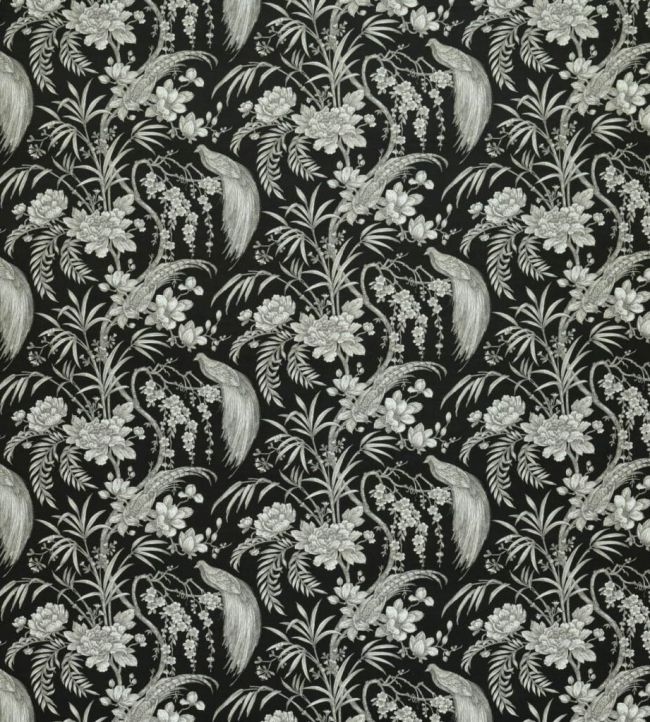 Botanist Fabric by Ashley Wilde Ebony