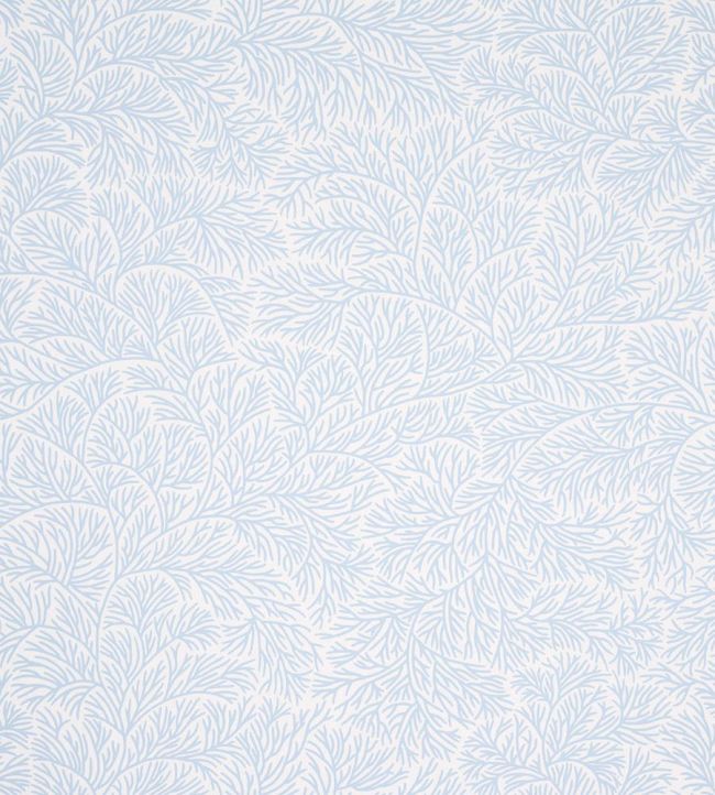 Bougainvillea Wallpaper by Schumacher China Blue
