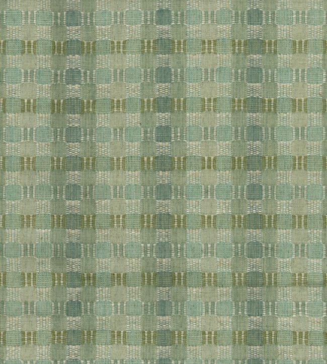 Boulbon Fabric by Nina Campbell Teal