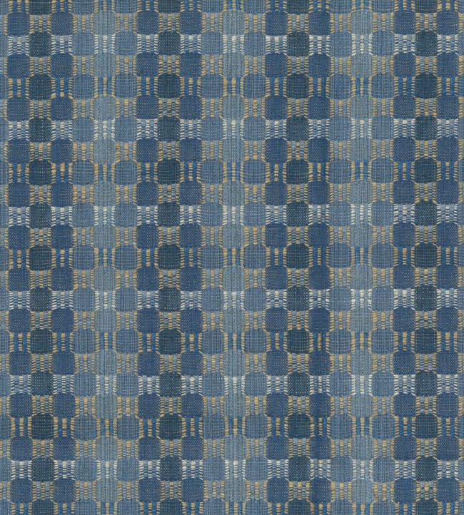 Boulbon Fabric by Nina Campbell Indigo