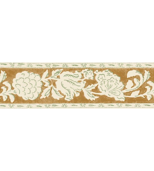Boulevard Stripe Border Wallpaper by DADO Ochre