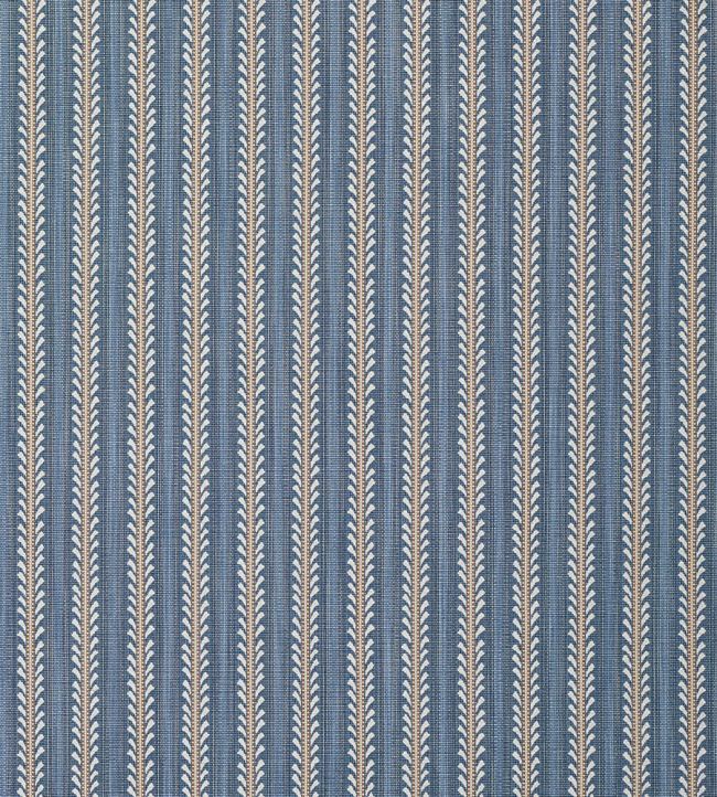 Bourdon Stripe Fabric by Colefax and Fowler Navy