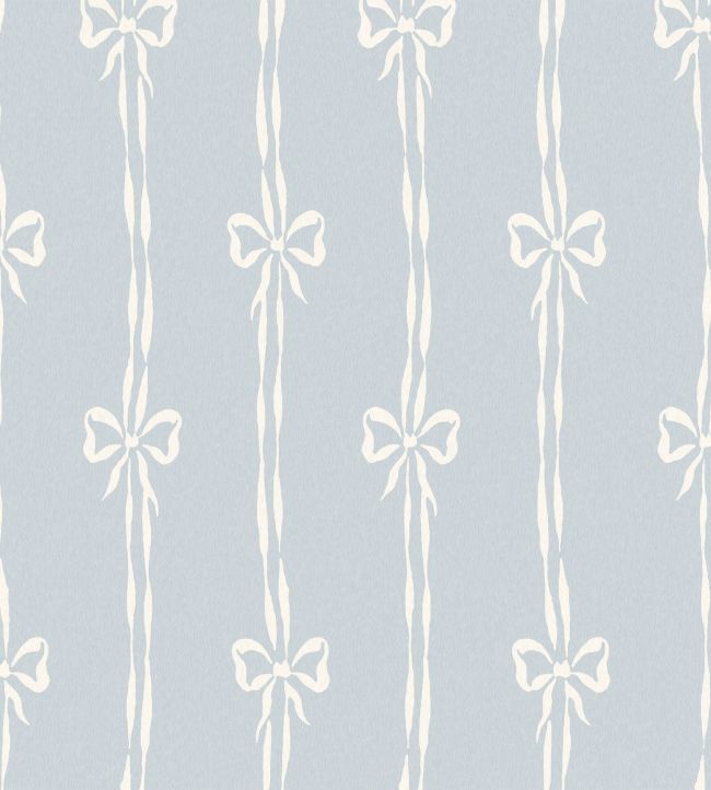 Bow Peep Wallpaper by Woodchip & Magnolia Dusky Blue