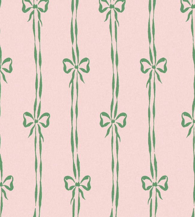 Bow Peep Wallpaper by Woodchip & Magnolia Pink Apple